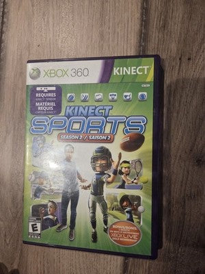 Kinect Sports: Season Two 2 (Microsoft Xbox 360, 2011) CASE MANUAL ONLY