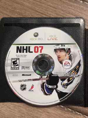 NHL 07 (Microsoft Xbox 360, 2006) DISC ONLY