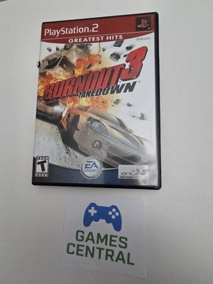 Burnout 3 Takedown: Greatest Hits (Playstation 2, 2004) CIB COMPLETE
