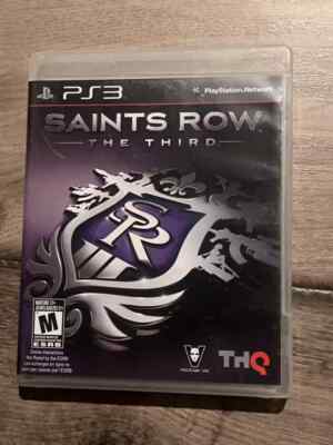 Saints Row: The Third (Sony Playstation 3, 2011) NO MANUAL