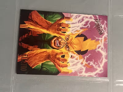 1995 Fleer Marvel Ultra Spider-Man Electro # 21 Base Card