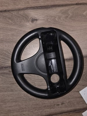 OEM Black Nintendo Wii Steering Wheel Controller Mario Kart RVL-024 Genuine