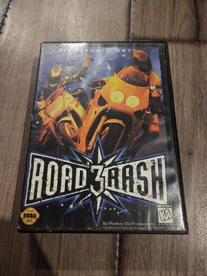 Road Rash 3 Case (SEGA Genesis) CASE BOX ONLY