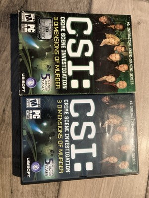 CSI: Crime Scene Investigation 3 Dimensions of Murder PC