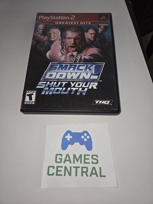 WWE Smackdown Shut Your Mouth (Playstation 2, 2002) CIB COMPLETE
