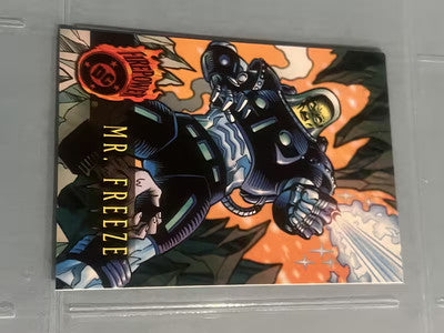 1996 DC Comics Outburst Firepower Mr. Freeze # 42 Trading Card