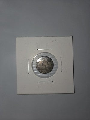 Ceylon Sri Lanka 10 Cents George V 1921 Silver .550