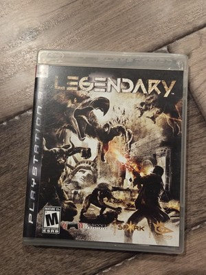 Legendary (Sony PlayStation 3, 2008) CIB COMPLETE