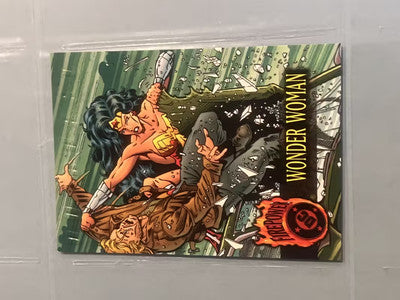 1996 DC Outburst Maximum Firepower Wonder Woman # 05 5 Base Card