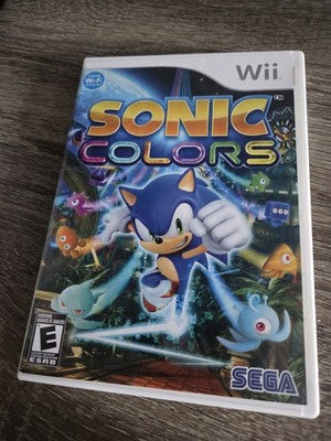 Sonic Colors (Nintendo Wii, 2010) CIB COMPLETE