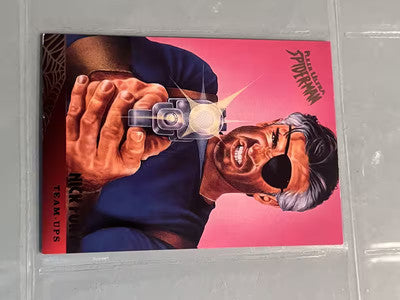 1995 Fleer Marvel Ultra Spider-Man Nick Fury #123 Base Card
