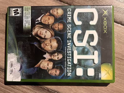 CSI Crime Scene Investigation (Microsoft Xbox, 2004) CIB