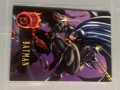 1996 DC Comics Outburst Firepower Batman # 77 Trading Card