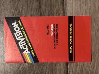 Activision Atari 2600 Video Game Cartridge Catalog Winter 1982