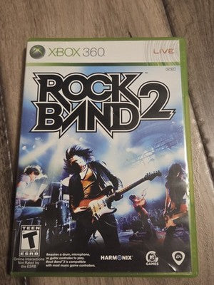 Rock Band 2 (Xbox 360, 2008) CIB COMPLETE