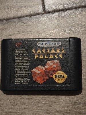 Caesars Palace (Sega Genesis, 1993) CART ONLY