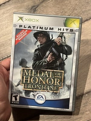 Medal of Honor: Frontline Platinum Hits (Microsoft Xbox, 2003) CIB COMPLETE