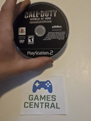 Call of Duty World at War Final Fronts (Sony Playstation 2 PS2, 2008) DISC ONLY