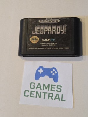 Jeopardy (Sega Genesis, 1992) CART ONLY