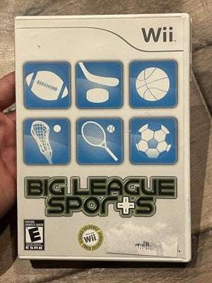 Big League Sports (Nintendo Wii, 2008) CASE + MANUAL ONLY