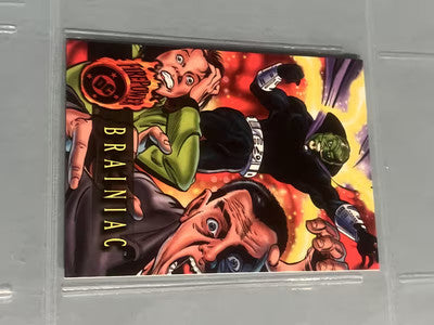 1996 DC Comics Outburst Firepower Brainiac # 54 Trading Card