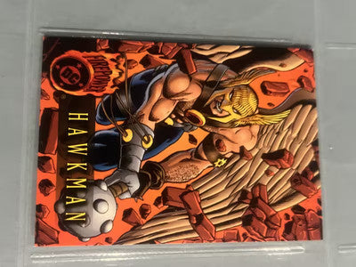 1996 DC Comics Outburst Firepower Hawkman # 58 Trading Card