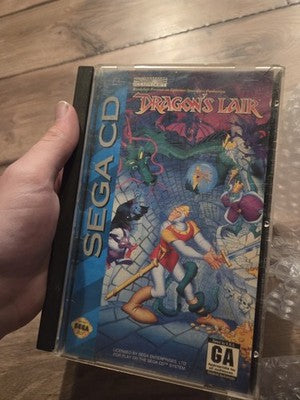 Dragon's Lair (Sega CD, 1994) CIB COMPLETE