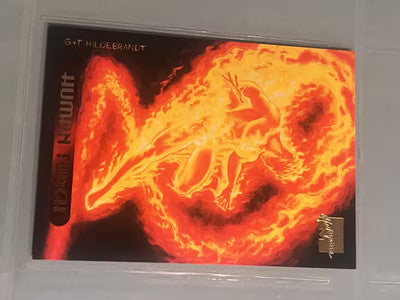 1994 Marvel Masterpieces Human Torch # 52 Base Card