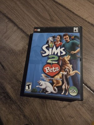 The Sims 2 Pets PC Game Expansion Pack (PC DVD-ROM, 2006) CIB COMPLETE