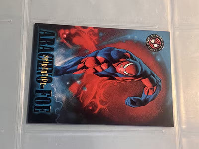1996 Marvel Spider-Man Premium Arachino Foe Spidercide # 31 Card