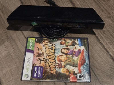 Kinect Microsoft XBOX 360 Model 1414 Sensor Bar Genuine Authentic Black Tested