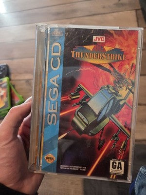 AH-3 Thunderstrike (Sega CD, 1993) CIB COMPLETE
