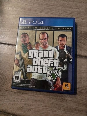Grand Theft Auto V Premium Edition (Sony PlayStation PS4, 2018) CIB COMPLETE