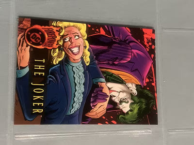 1996 DC Comics Outburst Firepower The Joker # 41 Trading Card