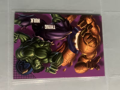 1996 Marvel Vision Thing vs Hulk Fleer / Skybox # 73 Trading Card