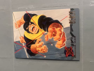 1995 Marvel Comics Fleer Ultra X-Men Original Team Beast # 89