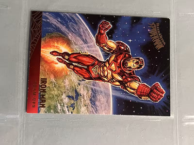 1995 Fleer Marvel Ultra Spider-Man Iron Man Team Ups # 121 Base Card