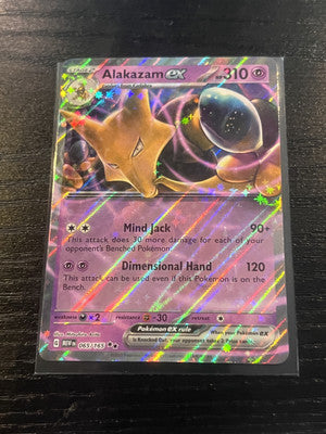 Alakazam ex -  065/165 -  Scarlet & Violet 151 Double Rare NM