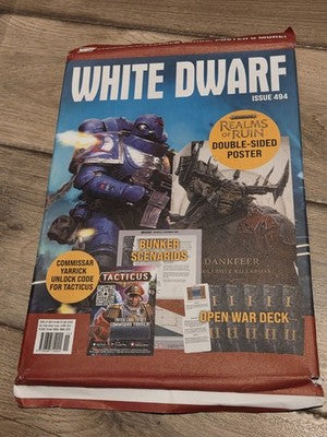 Warhammer Games Workshop White Dwarf Magazine Issue #494