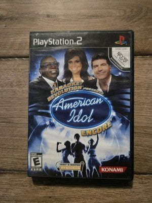 Karaoke Revolution American Idol Encore (Sony PlayStation 2 PS2: 2008) CIB