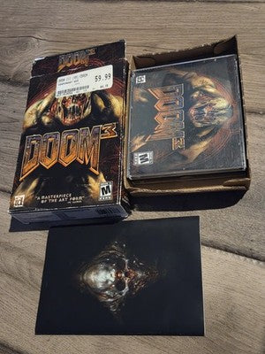 Doom 3 (PC DVD-ROM, 2004) CIB COMPLETE IN BOX