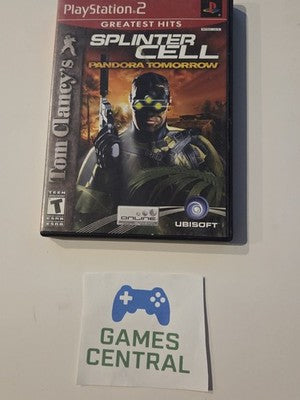 Tom Clancy's: Splinter Cell Pandora Tomorrow (Sony Playstation 2, 2004) CIB