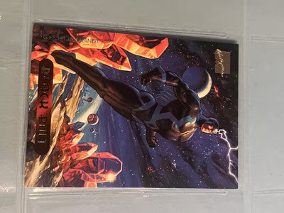 1994 Marvel Masterpieces Black Bolt Fleer # 5 Base Card