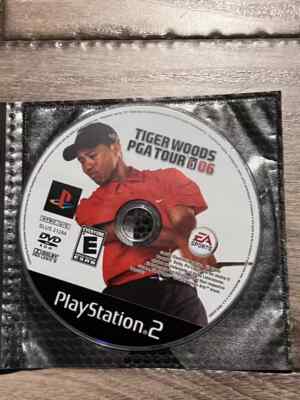 Tiger Woods PGA Tour 06 (Sony Playstation 2, 2005) DISC ONLY