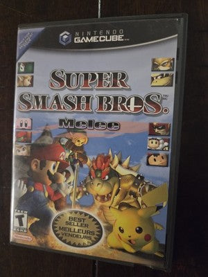 Super Smash Bros. Melee (Nintendo Gamecube, 2001) NO MANUAL