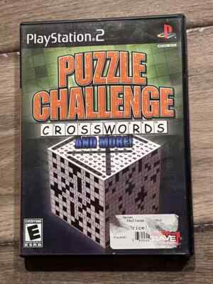 Puzzle Challenge Crosswords and More (Sony Playstation 2, 2006) CIB