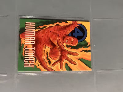 1996 Marvel Vision Human Torch Fleer / Skybox # 57 Trading Card