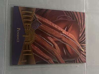 1995 Marvel Metal Penance Fleer # 109 Foil Card