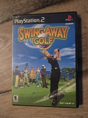 Swing Away Golf (Sony PlayStation 2 PS2, 2000) CIB COMPLETE