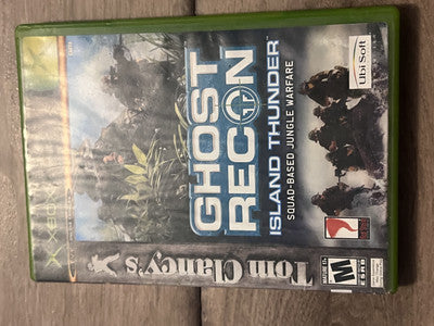 Tom Clancy's: Ghost Recon Island Thunder (Microsoft Xbox, 2003) CIB COMPLETE